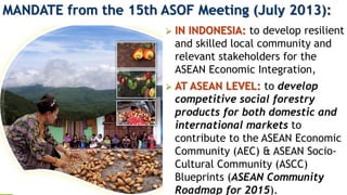A Future for Social Forestry in the Indonesia and ASEAN Economic ...