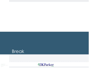 Copyright
DKParker, LLC
2015
Break
 