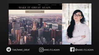 T.ME/MAKE_GREAT MAKE.IT.G.AGAIN @MAKE.IT.G.AGAIN
 