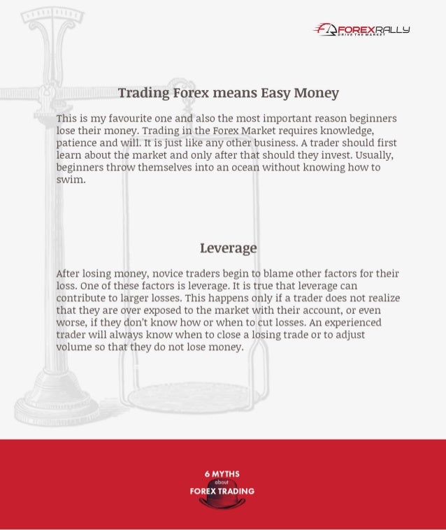Forex trading myths