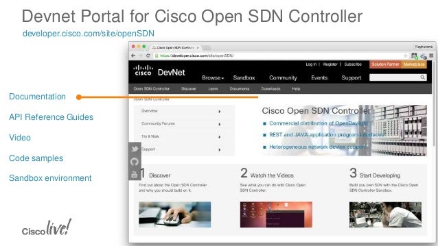 DEVNET-2005 Using the Cisco Open SDN Controller RESTCONF APIs