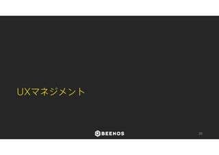 UXデザイン時代のミドルアップダウン 
20 
従来のミドルアップダウン現在のミドルアップダウン 
セマンティック・カタリスト 
ナレッジ・エンジニア 
エキスパート 
ビジネス・カタリスト 
セマンティック・カタリスト 
ナレッジ・エンジニア 
エキスパート 
 