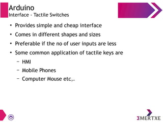 Arduino - Peripherals and interface | PDF