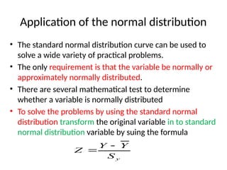 normal curve distribution biostatics course.pptx