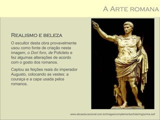 6o. ano   a arte romana