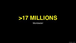 XPLAIN.co -2015
>17 MILLIONS
Worldwide!
 