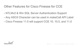 DEVNET-1130 Cisco Finesse API's | PPTX