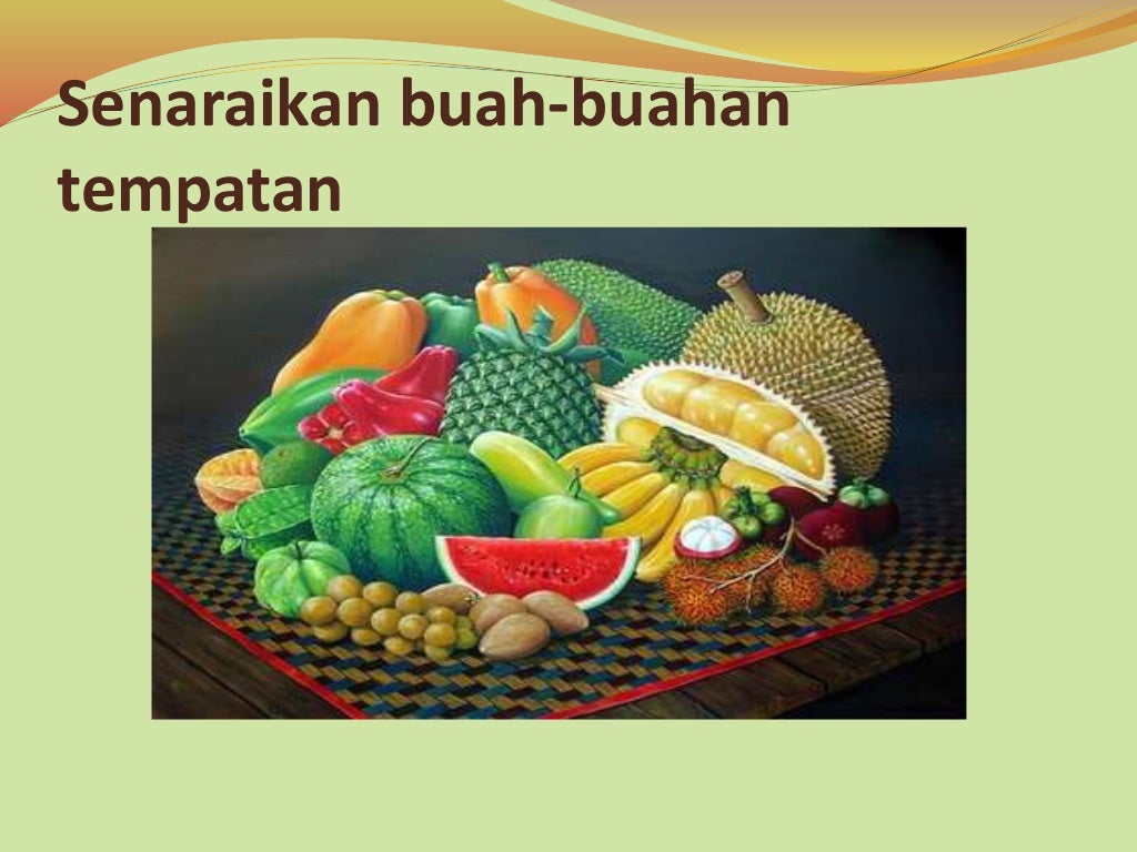 Buah Buahan Tempatan