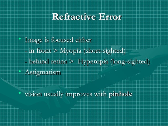 Common problems in paediatric ophthalmology