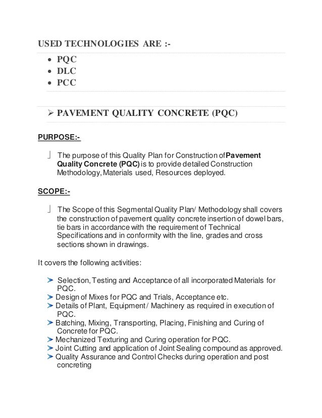 Pavement quality concrete pdf