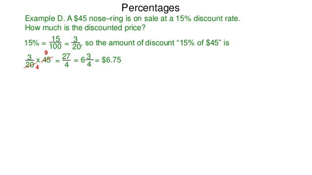 6 percentages conversion between fractions decimals and percentages 20 in decimal form