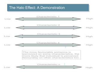 The Halo Effect: A Demonstration 