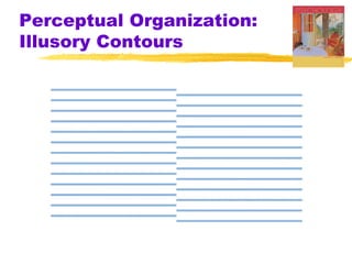 Perceptual Organization:
Illusory Contours

 