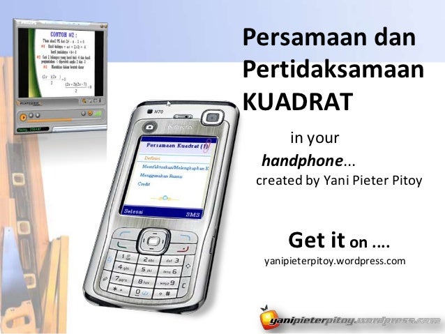 Digital Blaclboard: Persamaan Kuadrat (1)