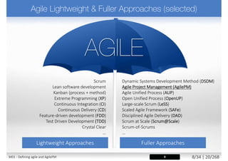 M01 - Defining agile and AgilePM 9/27 | 20/270
 