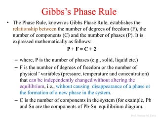 Phase Rule Example 6 phase and phase equilibrium chapter | PDF