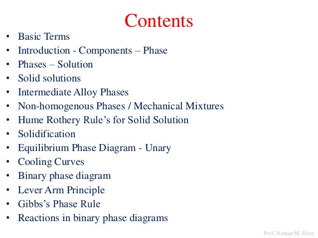 6 Phase And Phase Equilibrium Chapter