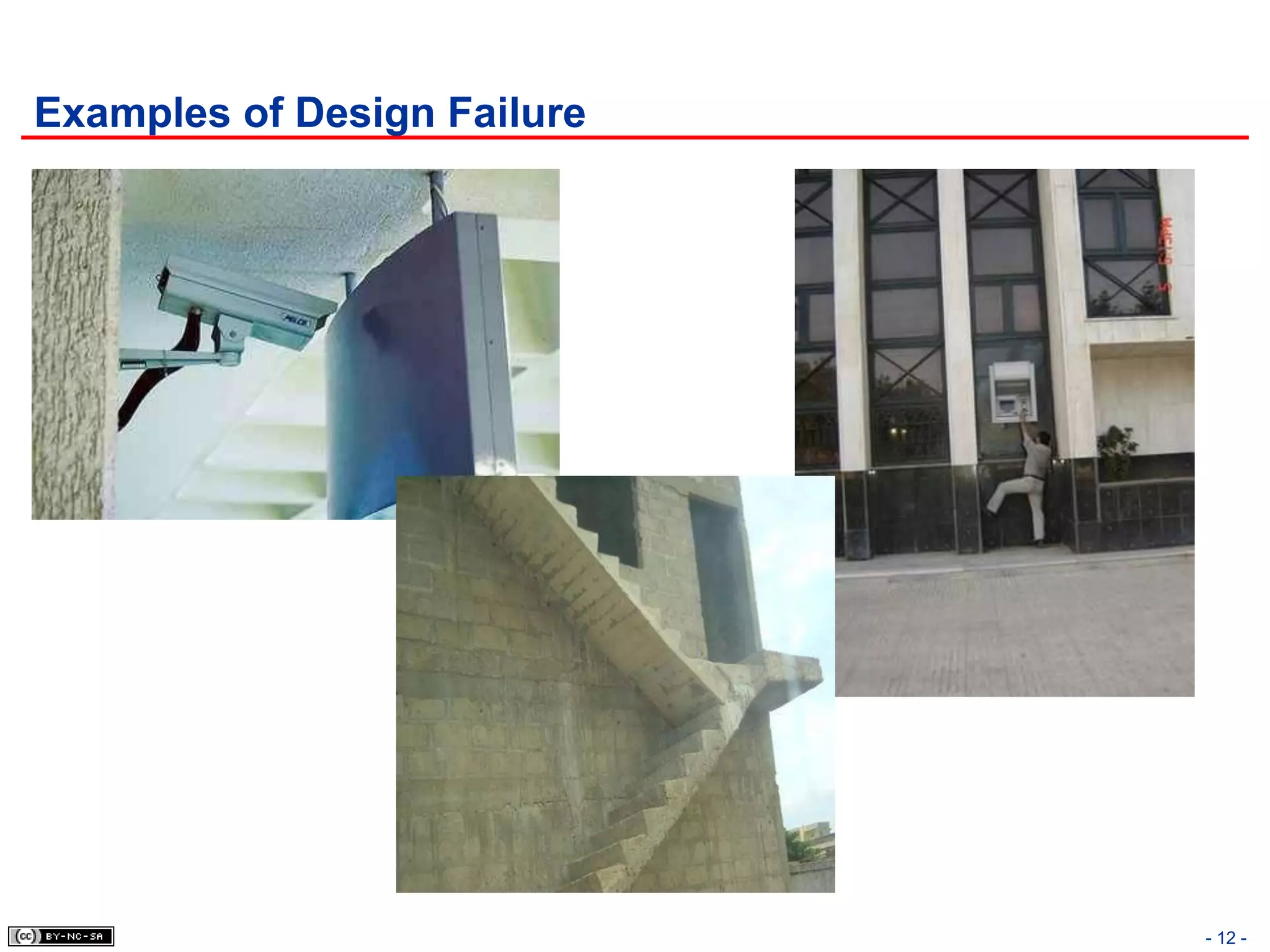 Examples of Design Failure




                             - 12 -
 