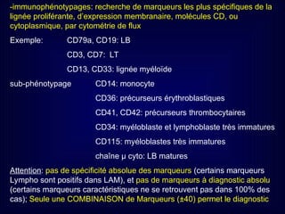 Nebraska Cd3 physiopathologie des anomalies des leucocytes | PPT