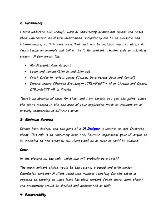 6 pillars of ui design