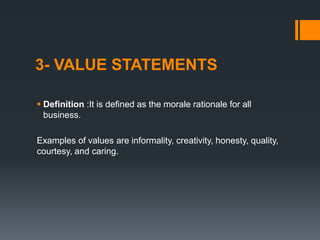 Values Statement Development Tool planinng tools | PPTX