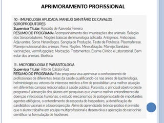 APRIMORAMENTO PROFISSIONAL
 