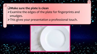 6 plate presentation