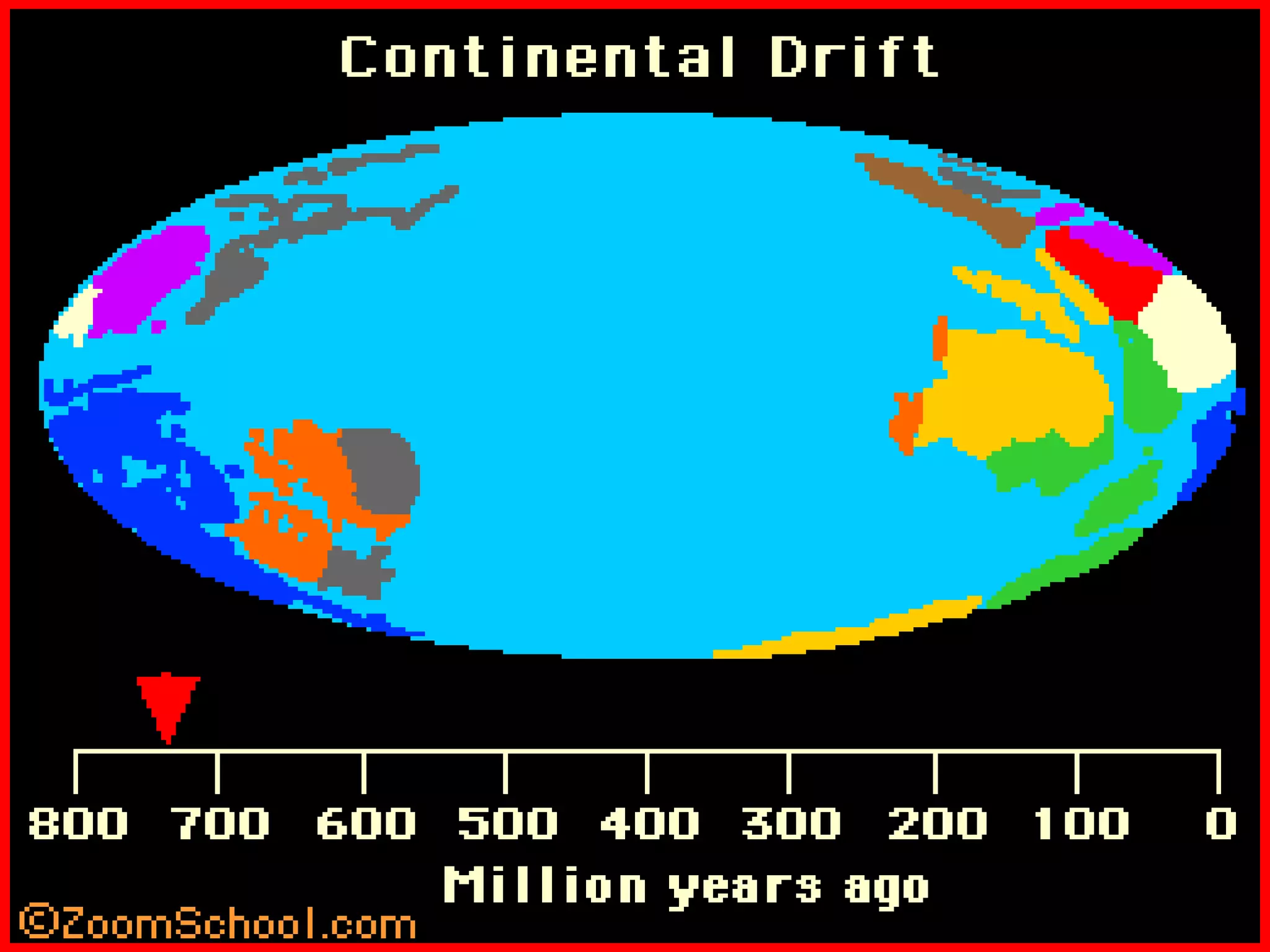 Continental Drift – theory that the continents had once been joined together in a single landmass and have since drifted apart.  Theory first proposed by Alfred Wegener Pangaea – the one supercontinent believed to have existed 300 million years ago 