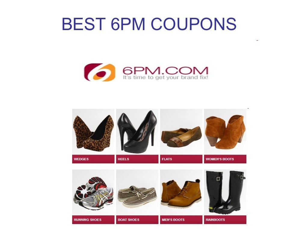 6pm coupons december 2012 until december 2013