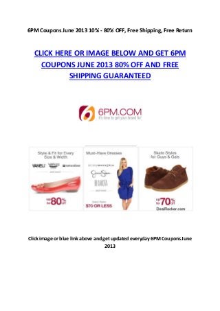 6pm coupon november 2016