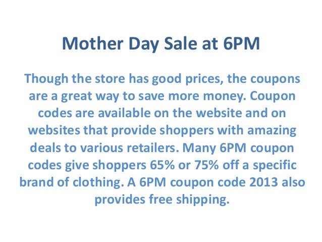 6pm coupon codes