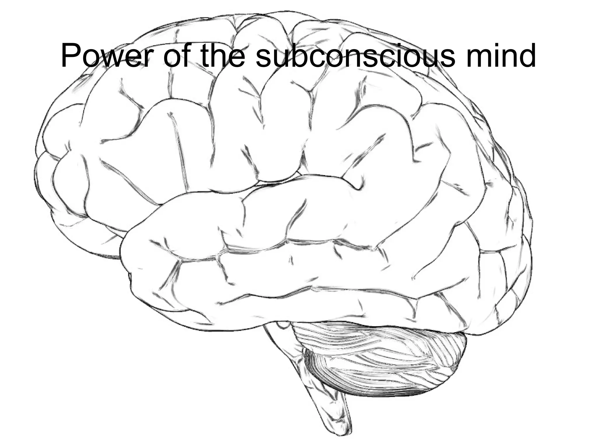 Power of the subconscious mind 