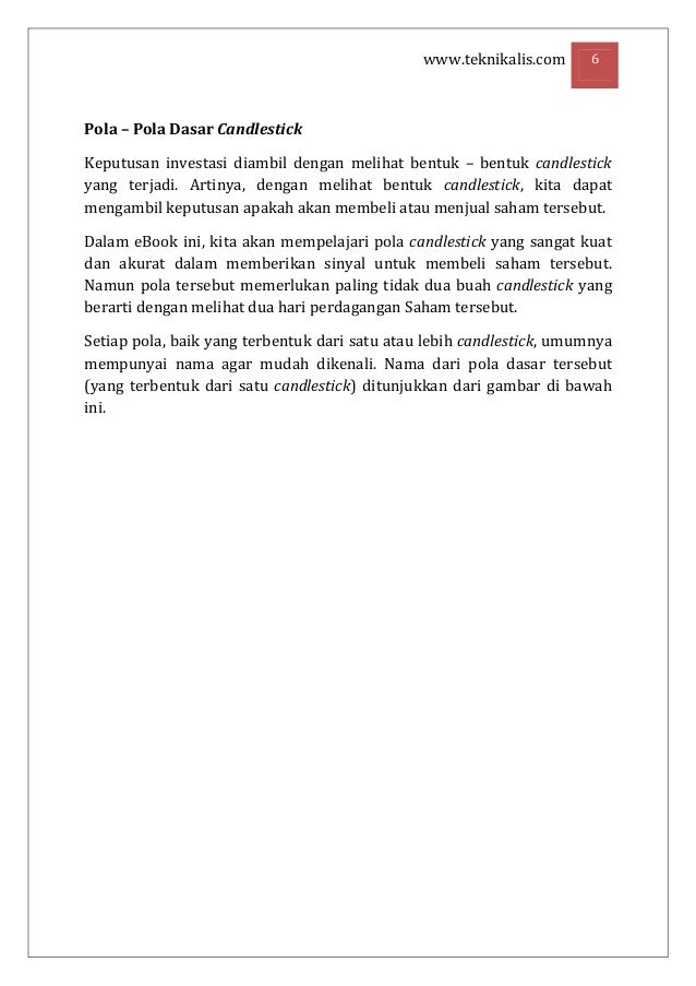 Pola candlestick perdagangan forex