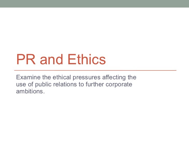 pr ethics case studies