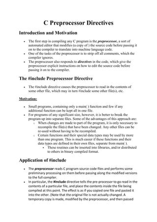 6 preprocessor macro header | PDF