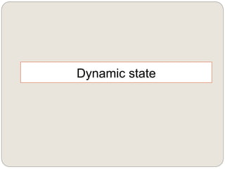Dynamic state
 