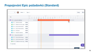 14
Propojování Epic požadavků (Standard)
 