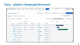 18
Týmy – přidání v Roadmapě (Premium)
 