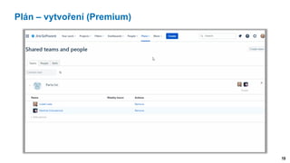 19
Plán – vytvoření (Premium)
 