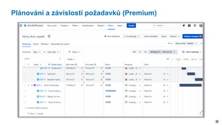 22
Plánování a závislostí požadavků (Premium)
 