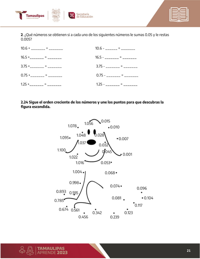 Cuadernillo Matemáticas para alumnos de sexto grado | PDF