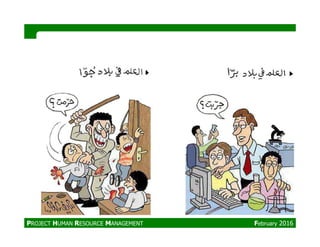 PROJECT HUMAN RESOURCE MANAGEMENT February 2016
 