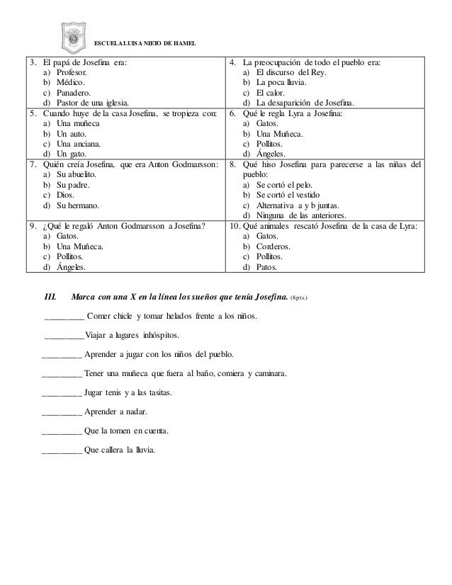 6 Prueba Josefina