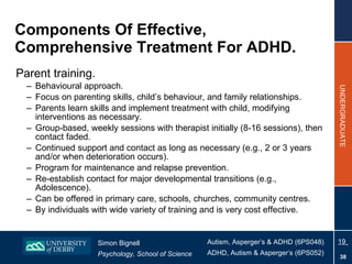 Topic 8 - Treatment for ADHD 2010 | PPT