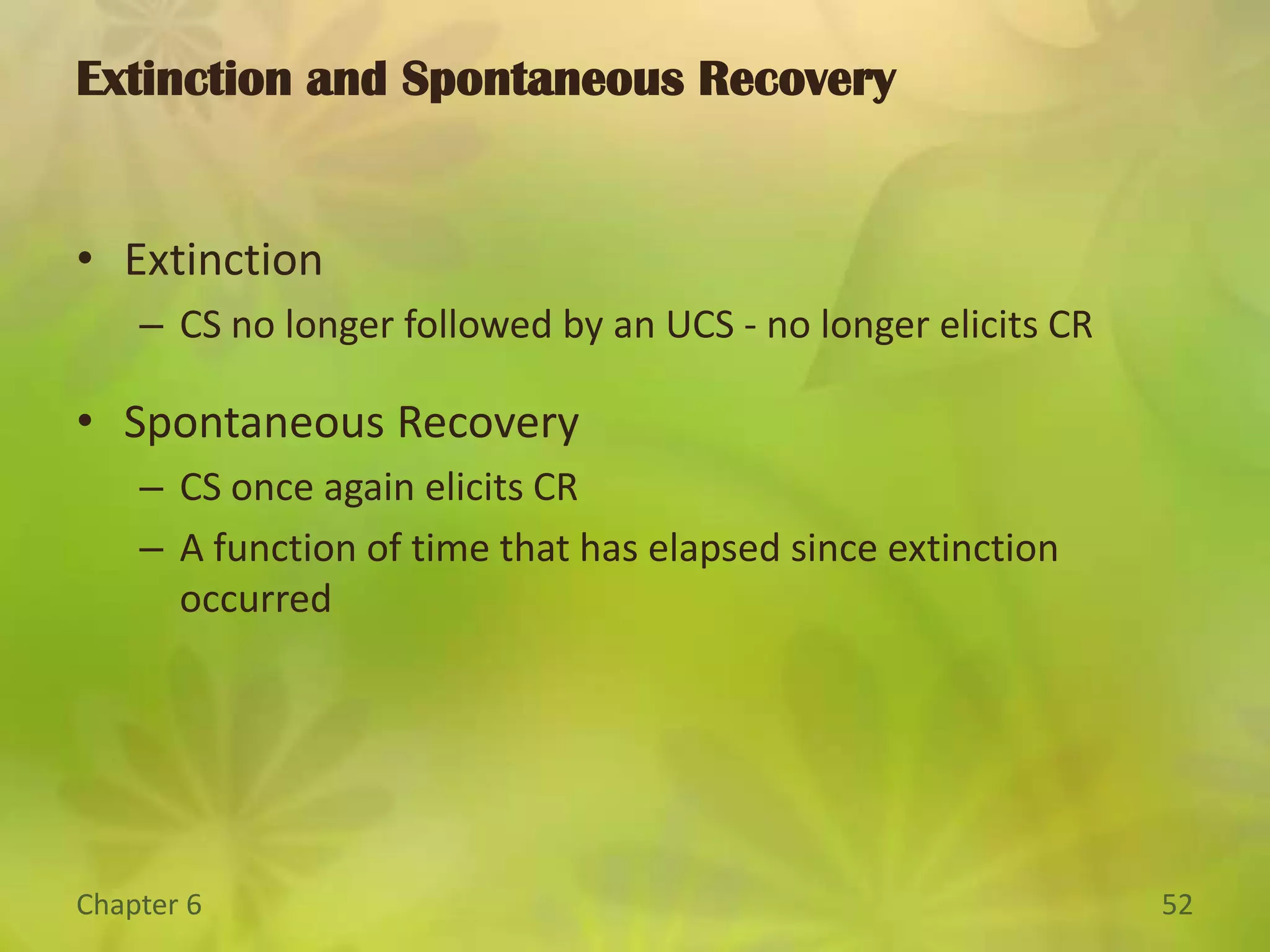 Any stimulus which increases the probability that responses preceding it will be repeated serves as a reinforcer.Positive Reinforcers:  increase the probability the behavior will occur when applied.Negative Reinforcers:  increase the probability of a behavior when removed.With sufficient reinforcement operants become habits.Immediate reinforcers are more effective than delayed reinforcers.Primary and Secondary Reinforcers.Primary reinforcers are effective because of an organism’s biological makeup (e.g. food and water).Secondary reinforcers acquire their value through being associated with established reinforcers.  Sometimes called conditioned reinforcers.Operant Conditioning
