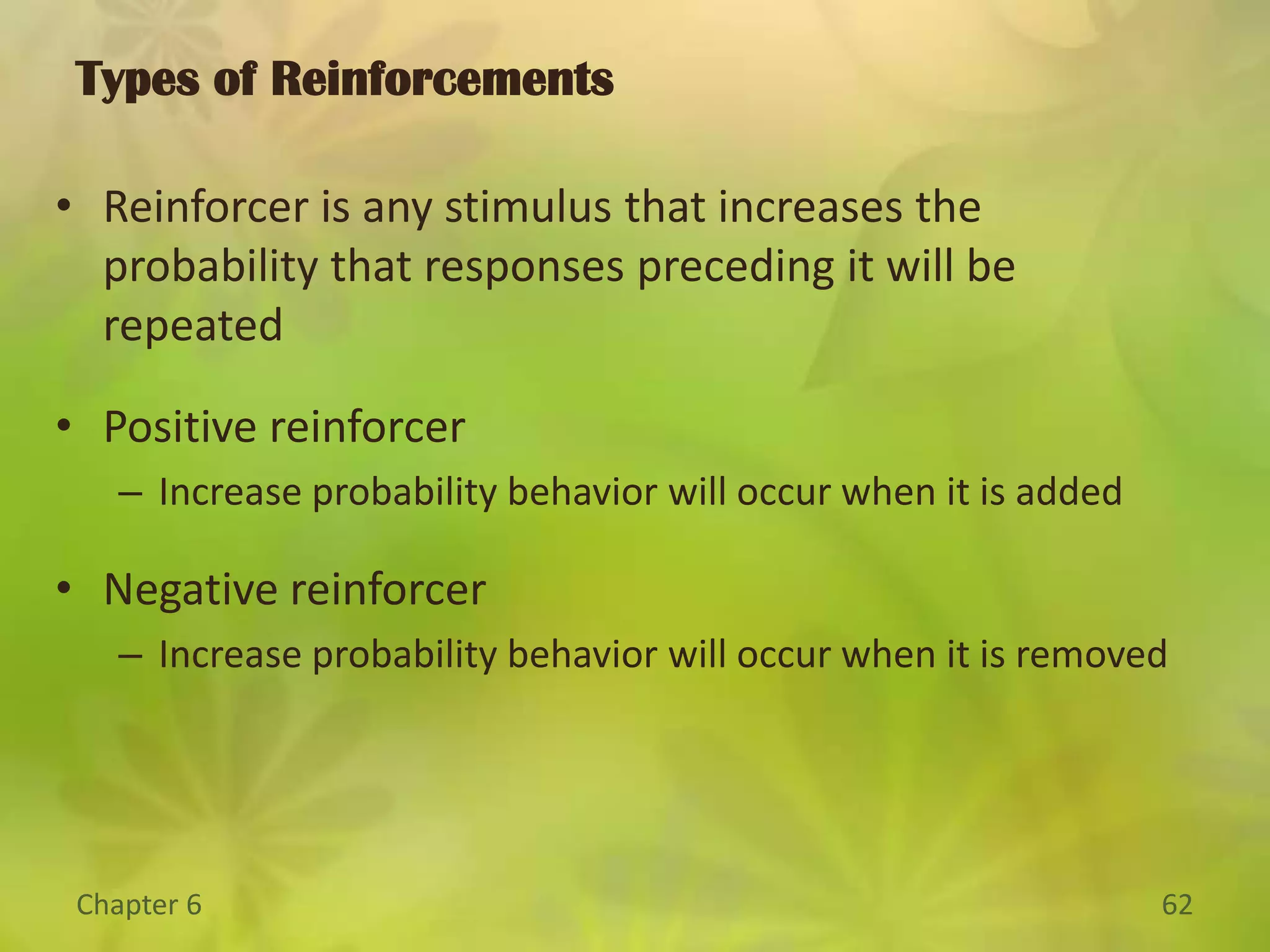Cognitive factors in Learning
