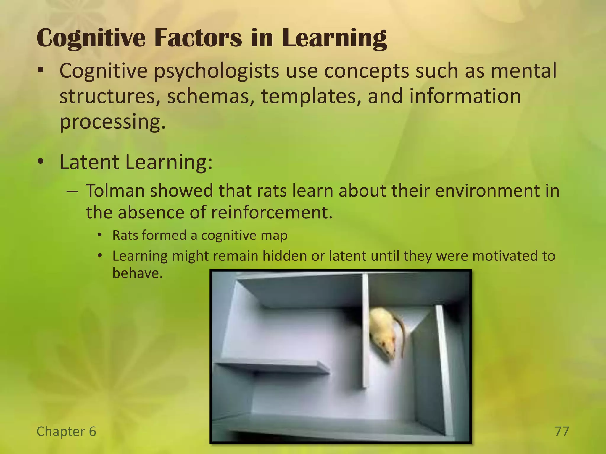 Classical ConditioningSimple form of associative learning that enables organisms to anticipate eventsPreviously neutral stimulus (CS) comes to elicit the response evoked by a second stimulus (UCS) as a result of repeatedly being paired with the second stimulus