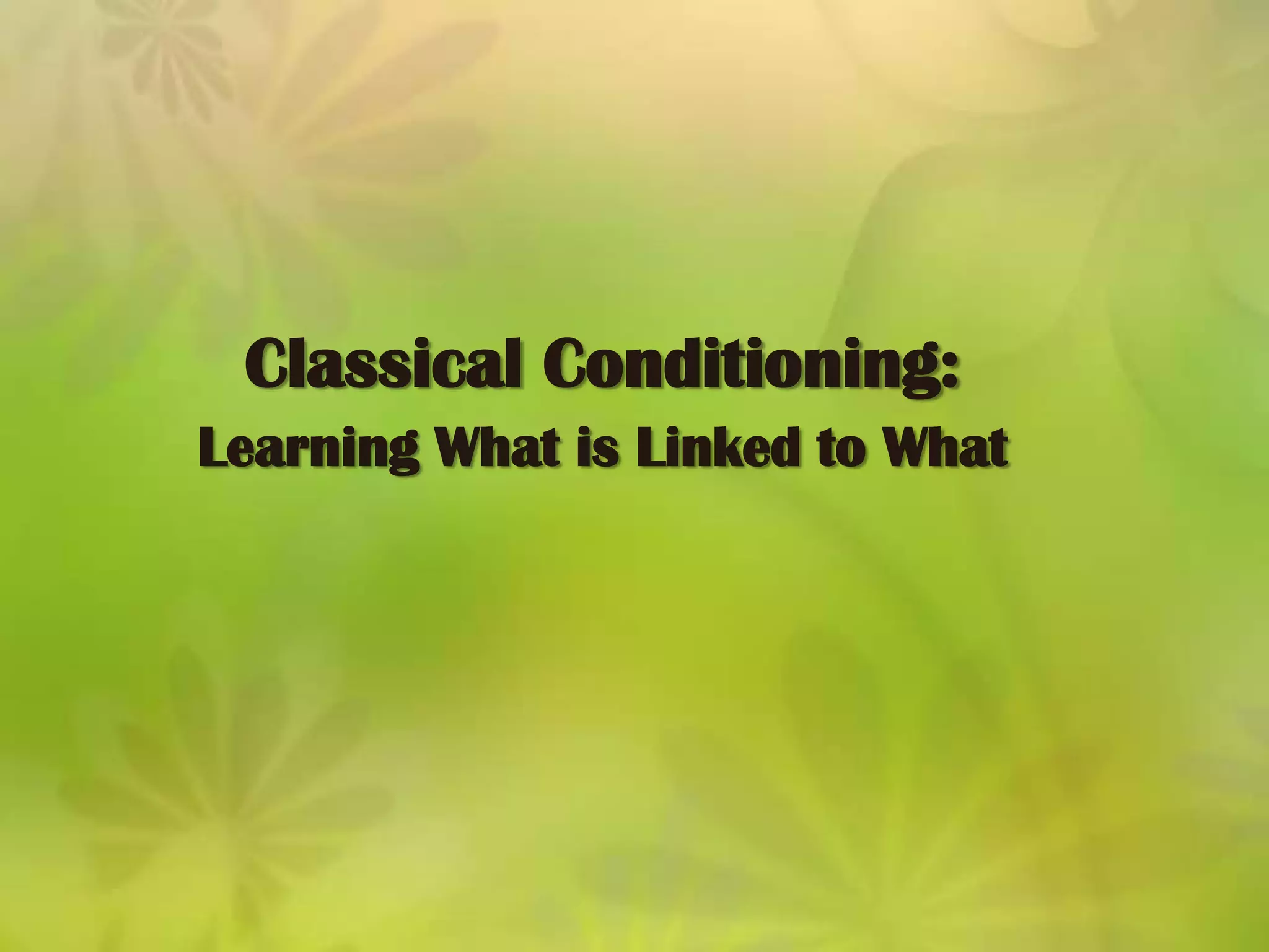 Taste Aversion:  Are All Stimuli Created Equal? Taste aversions are examples of classical conditioning.  Taste aversions are adaptive to the organism as they motivate them to avoid potentially harmful food.Different than classical conditioning because:Only one association may be required.The US and CS do not have to be contiguous.The Evolution of Taste Aversion.The evolutionary perspective suggests that animals and humans would be biologically predisposed to develop aversions that are adaptive in their environmental settings.Classical Conditioning