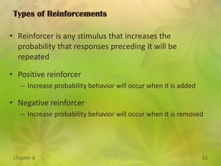 Cognitive factors in Learning