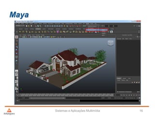 Maya
Sistemas e Aplicações Multimídia 16
 